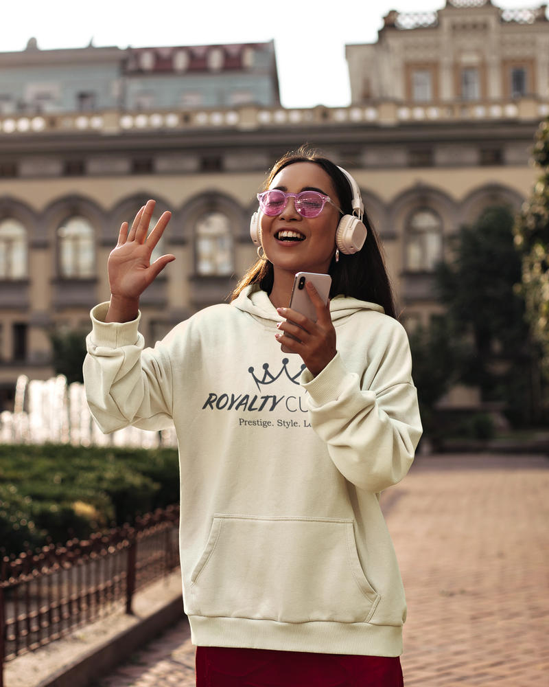 Prestige Luxury Streetwear Hoodie (Ivory)